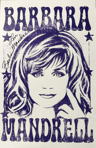 Autographed Blue Face Poster