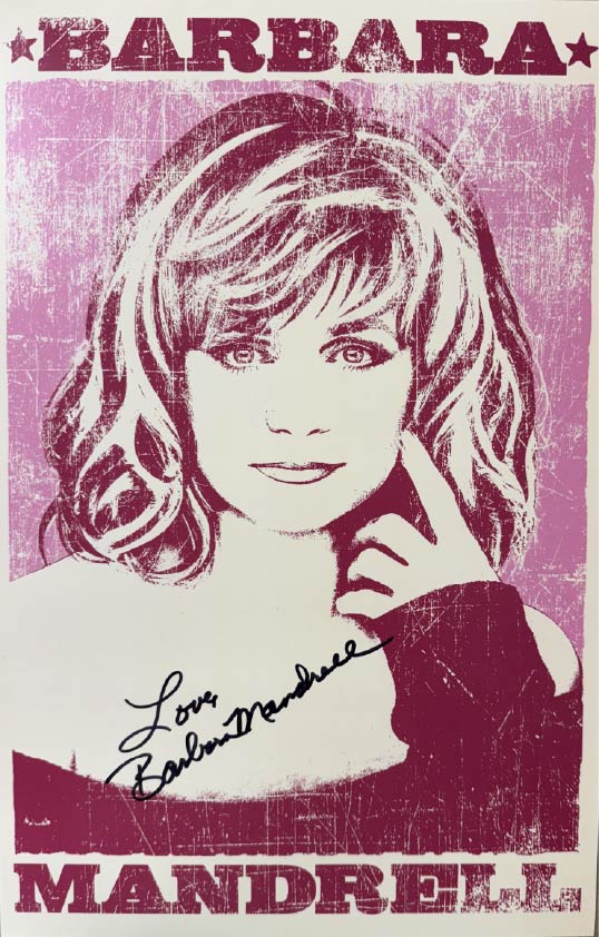 Autographed Pink Face Poster